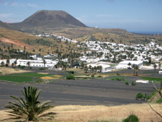 Palmendorf auf Lanzarote