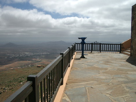 Ausblick des Aussichtspunkts Mirador Morro Velosa - Fuerteventura