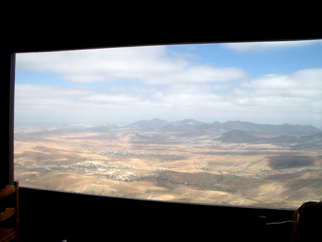 Panoramafenster im Mirador - Fuerteventura