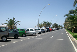 Hauptstraße von Jandia / Morro Jable auf Fuerteventura