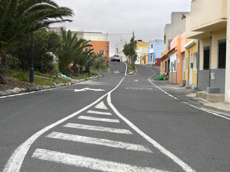 Ortseinfahrt von Ajuy auf Fuerteventura