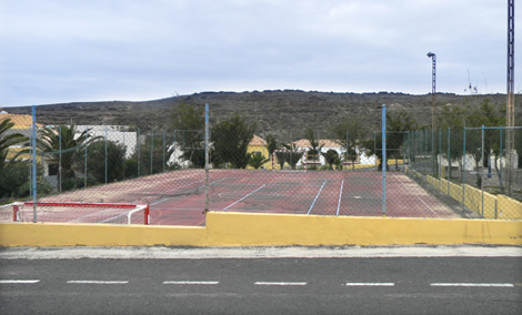Sportplatz in Ajuy auf Fuerteventura