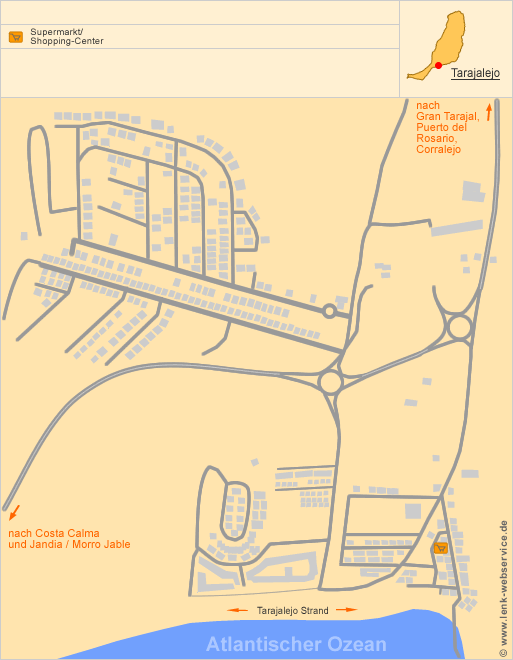  Lageplan von Tarajalejo