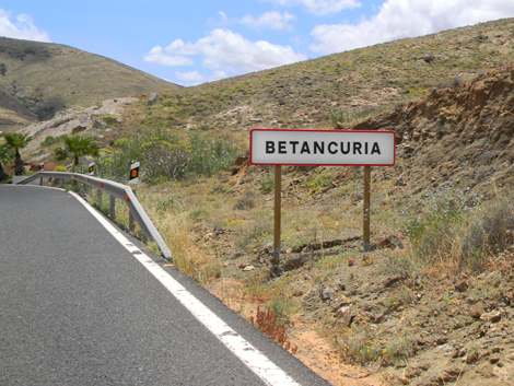 Ortseinfahrt Betancuria
