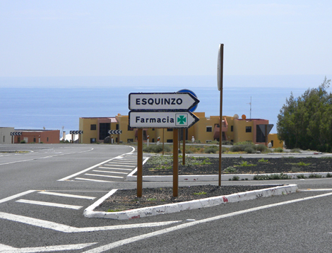 Ortseinfahrt Esquinzo