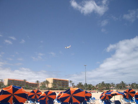 The sky above Caleta de Fuste