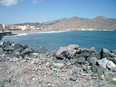 View of Gran Tarajal beach