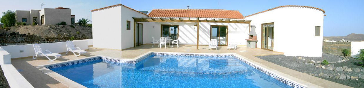 Panoramic view of Finca VillAVentura in Villaverde Fuerteventura