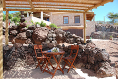 Ferienwohnung bei La Pared auf Fuerteventura - Beachterrasse